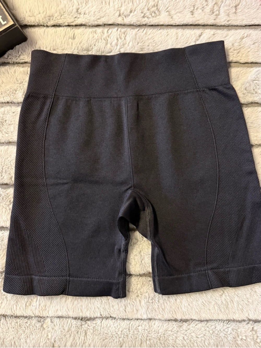 all in motion Black High-Rise Bike Shorts